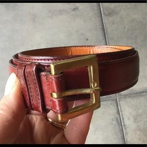 Men’s Coach Leather Belt Size 34”